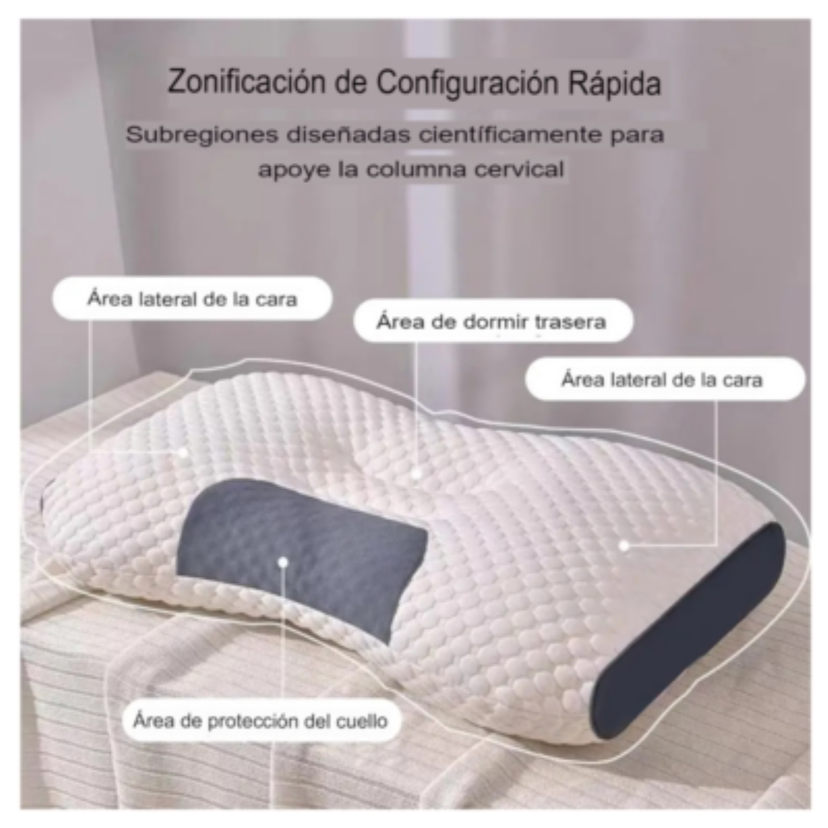 Almohada cervical viscoelástica