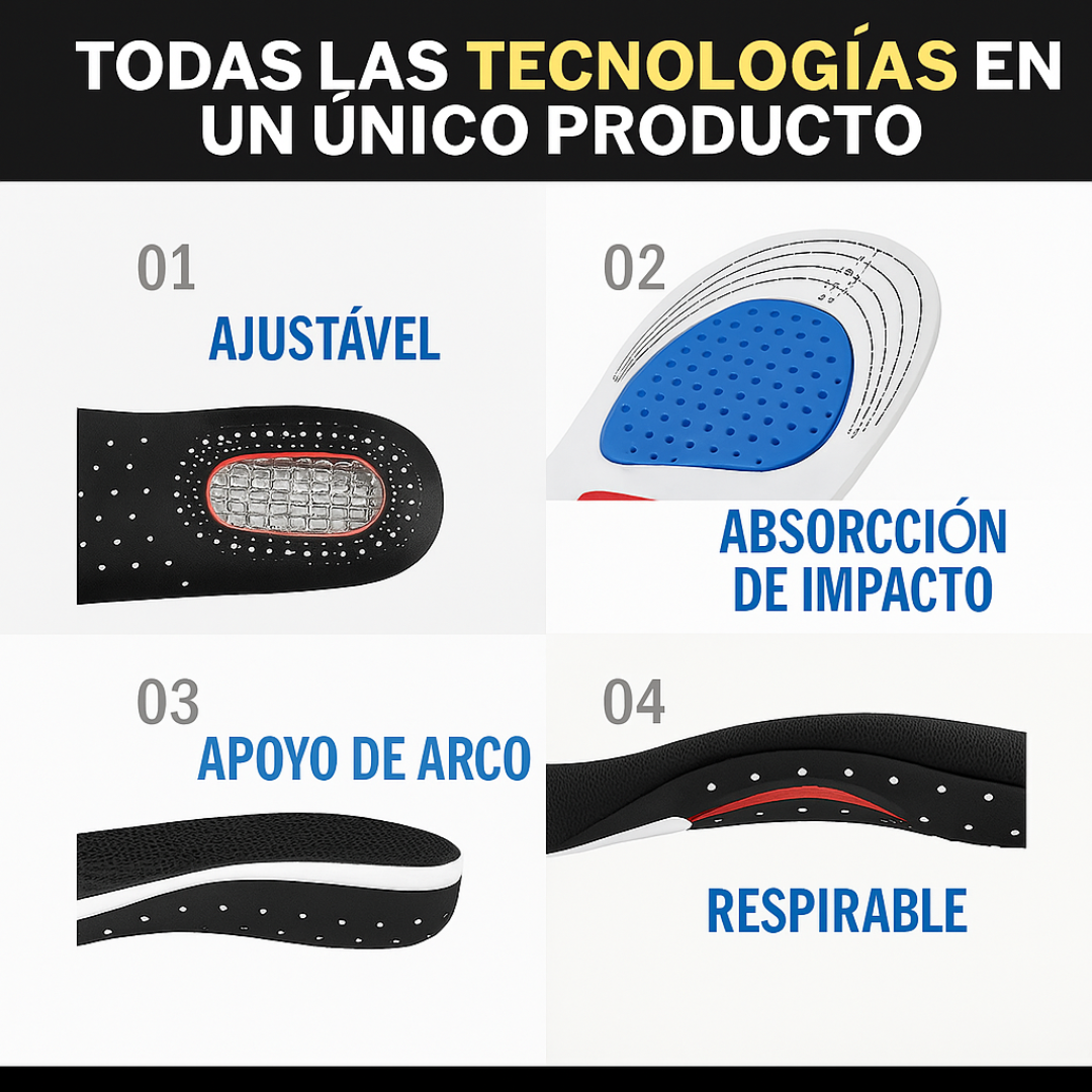 Plantilla de gel ortopédica
